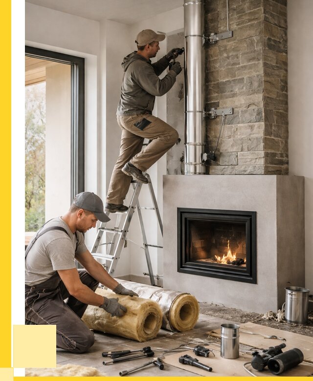 Монтаж дымоходов для каминов в Ступине от 15591 р. ЭриданСтп