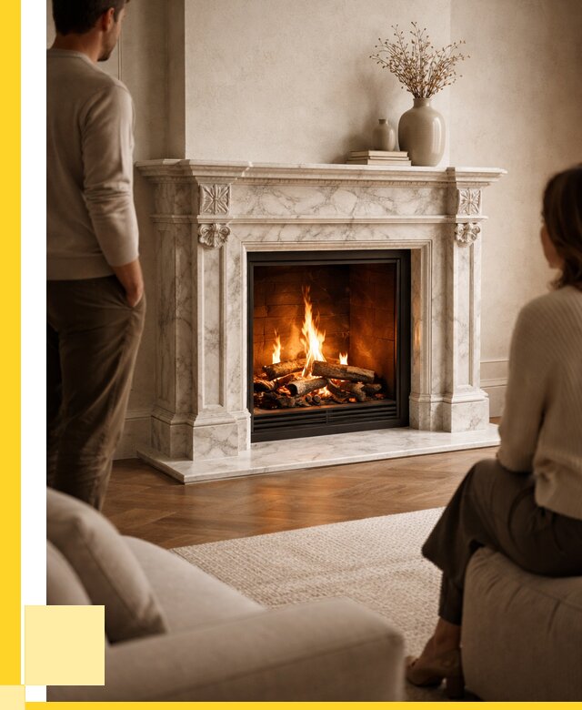 Мраморные камины под ключ в Ступине от 259850 р. | ЭриданСтп