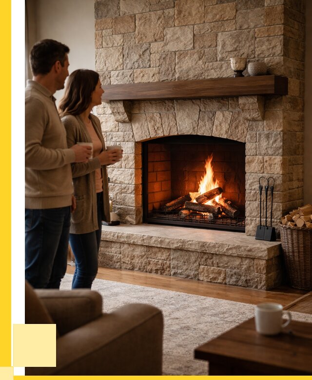 Каменные камины на заказ в Ступине от 187092 р. | ЭриданСтп