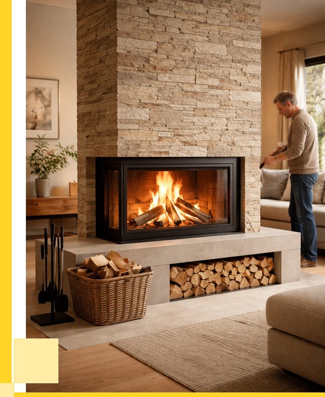 Дровяной камин под ключ в Ступине от 207880 р. | ЭриданСтп