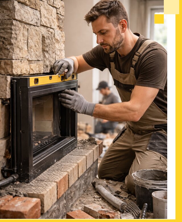 Дровяные камины под ключ в Ступине: монтаж, обустройство