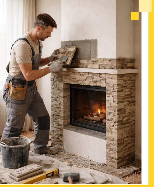 Изготовление и монтаж каминов для дома под ключ в Ступине