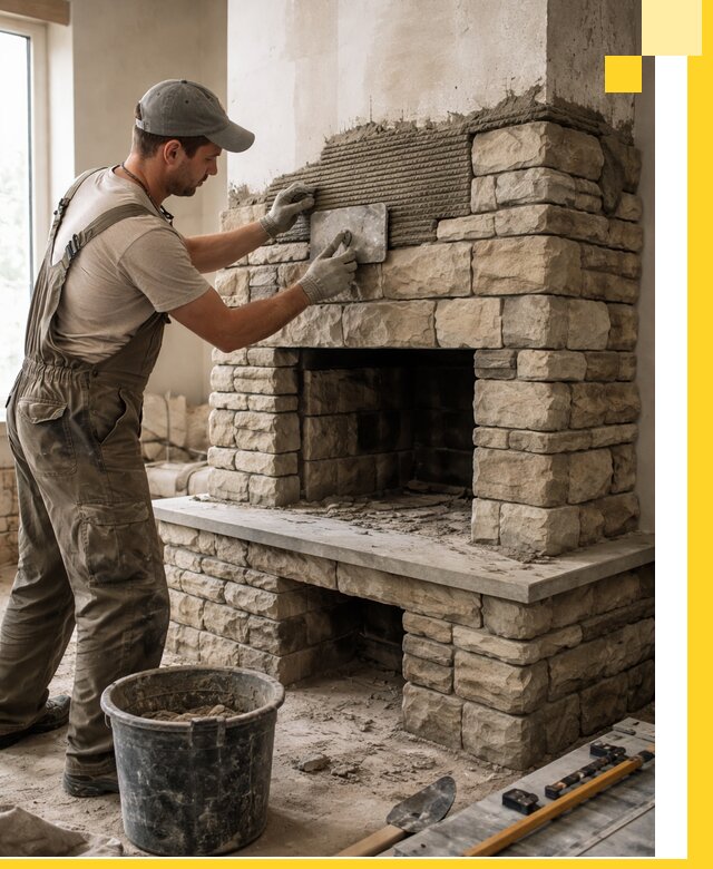 Строительство каминов под ключ в Ступине от проектирования до монтажа