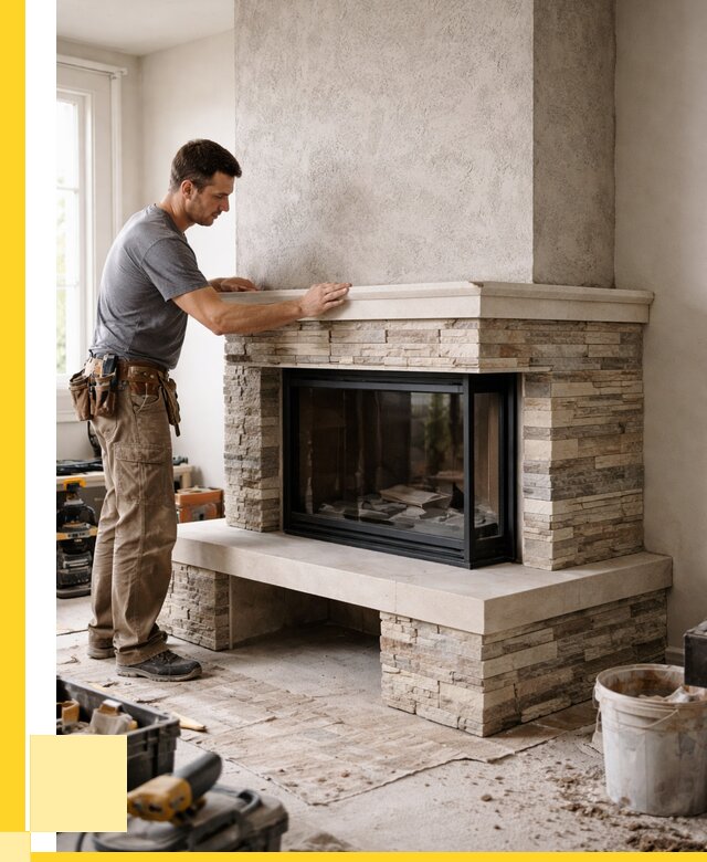 Изготовление каминов под ключ в Ступине от 155910 р. | ЭриданСтп