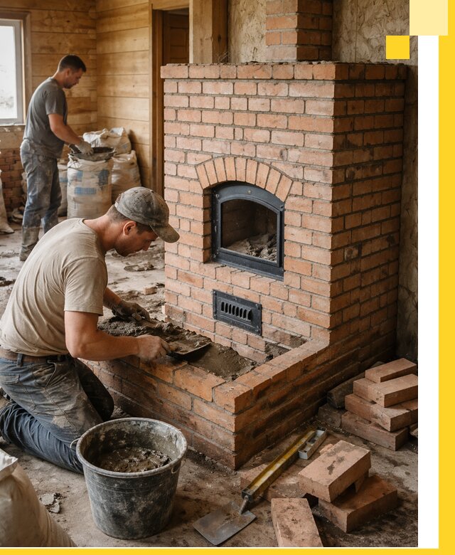 Профессиональное строительство печей в Ступине под ключ