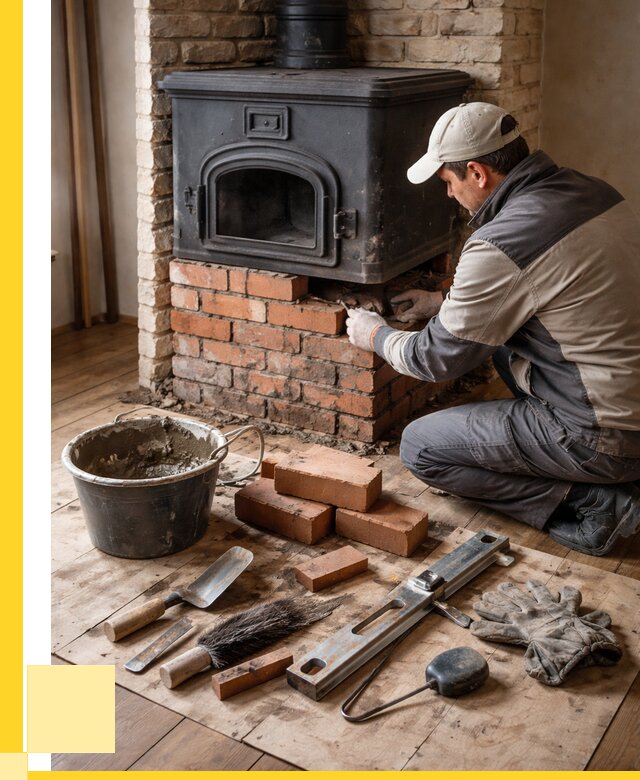 Ремонт печей в Ступине от 12473 р., услуги печника ЭриданСтп