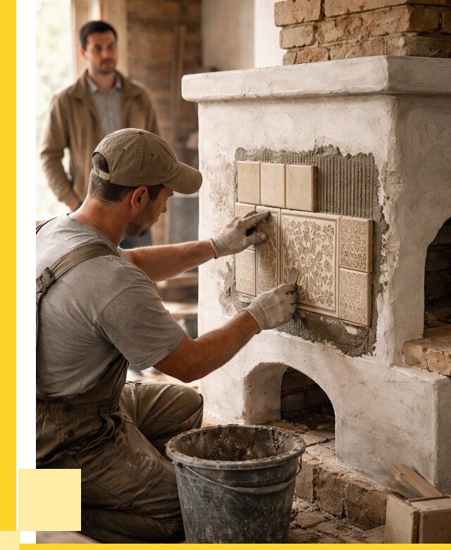 Отделка печей и банных печей в Ступине от 36379 р. | ЭриданСтп