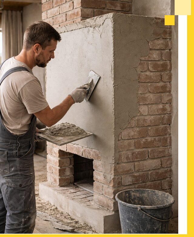 Отделка печей и облицовка каминов в Ступине под ключ