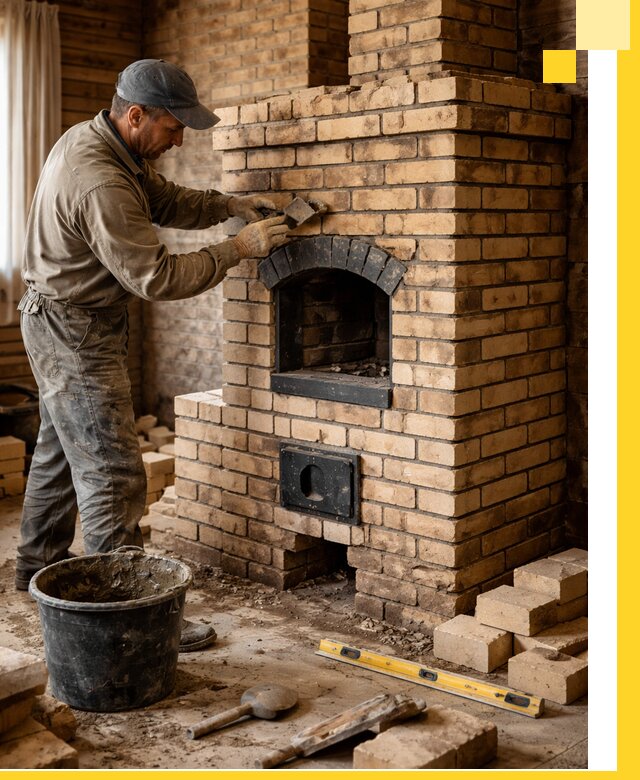 Кирпичные печи под ключ в Ступине: проектирование и кладка