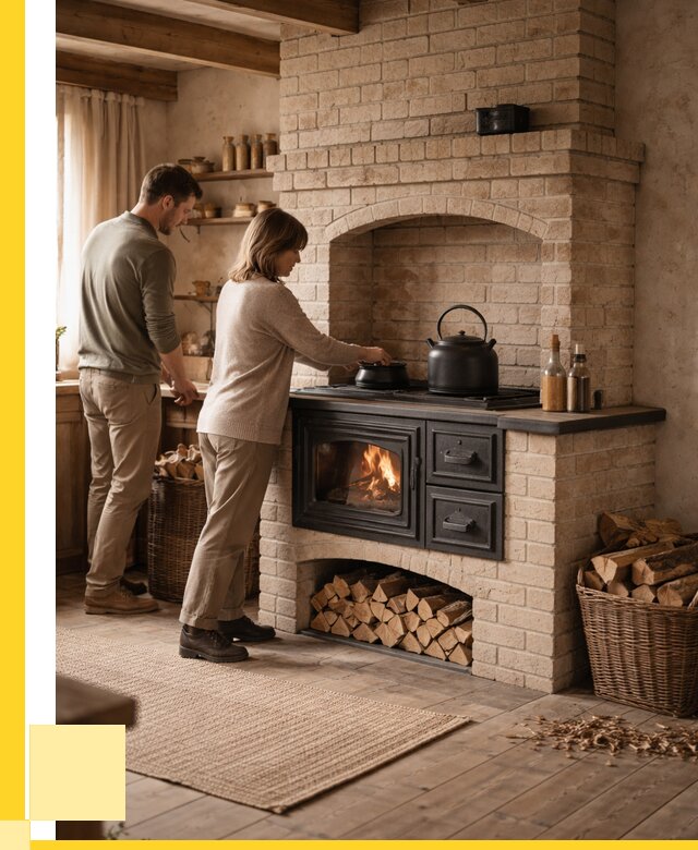 Печи с плитой в Ступине от 46773 р. | ЭриданСтп — кирпичная печь