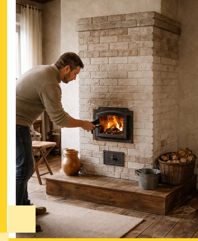 Печь голландка из кирпича в Ступине от 88349 р. | ЭриданСтп