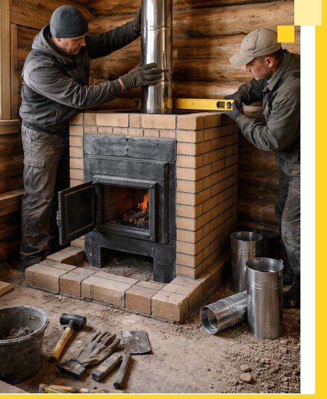 Проектирование, изготовление и установка банных печей в Ступине