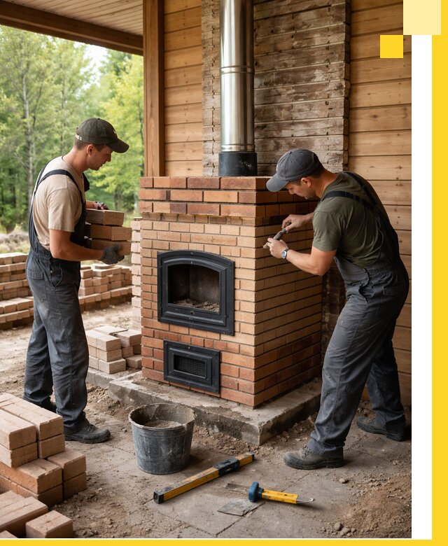 Производство и установка дачных печей под ключ в Ступине