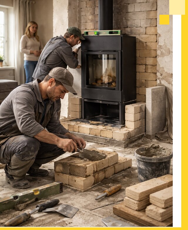 Печи и камины под ключ: проект, установка в Ступине