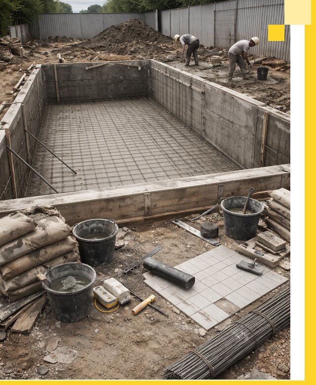 Строительство бассейнов под ключ в Ступине, дизайн и монтаж