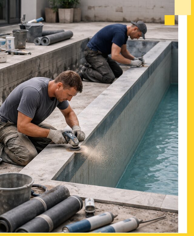 Профессиональный ремонт бассейнов под ключ в Ступине