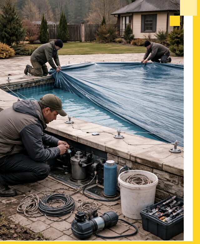 Консервация бассейнов в Ступине: подготовка к длительному хранению