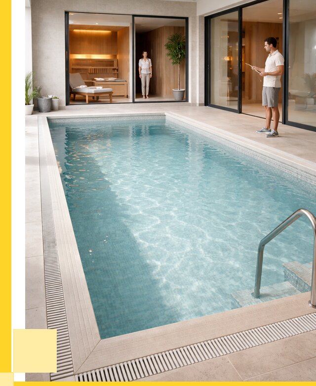 Отделка бассейна пленкой ПВХ в Ступине от 3638 р. - ЭриданСтп