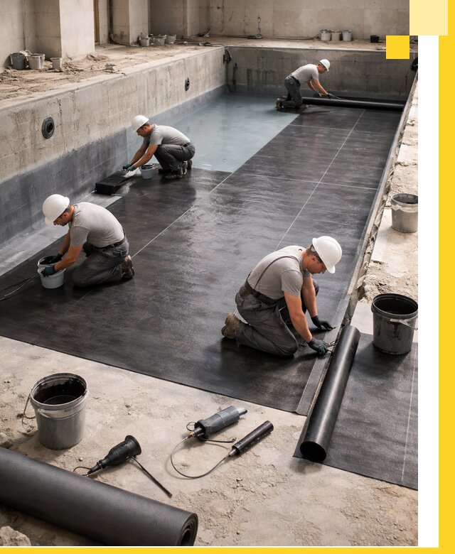 Профессиональная гидроизоляция бассейнов и чаш в Ступине под ключ