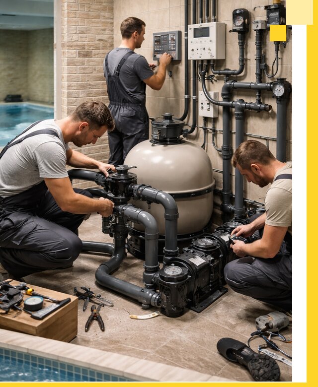 Комплексное оборудование для бассейнов под ключ в Ступине