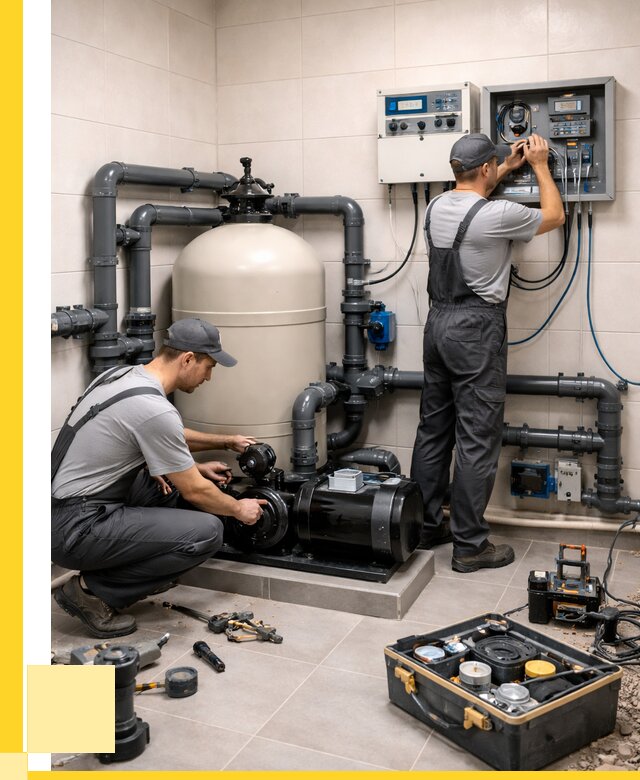 Монтаж оборудования для бассейнов в Ступине от 41576 р. | ЭриданСтп