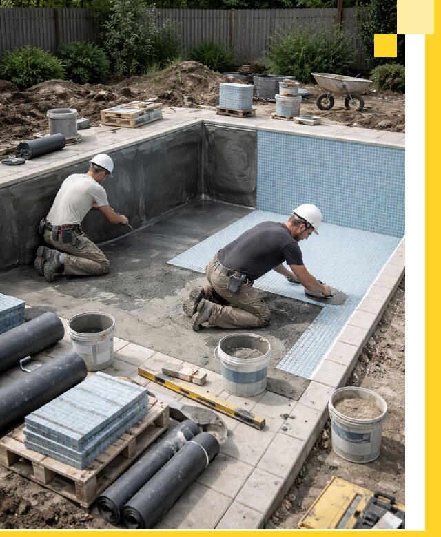 Проектирование и строительство стационарных бассейнов в Ступине