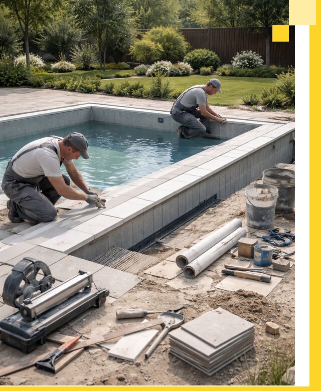 Строительство открытых бассейнов под ключ в Ступине профессионально