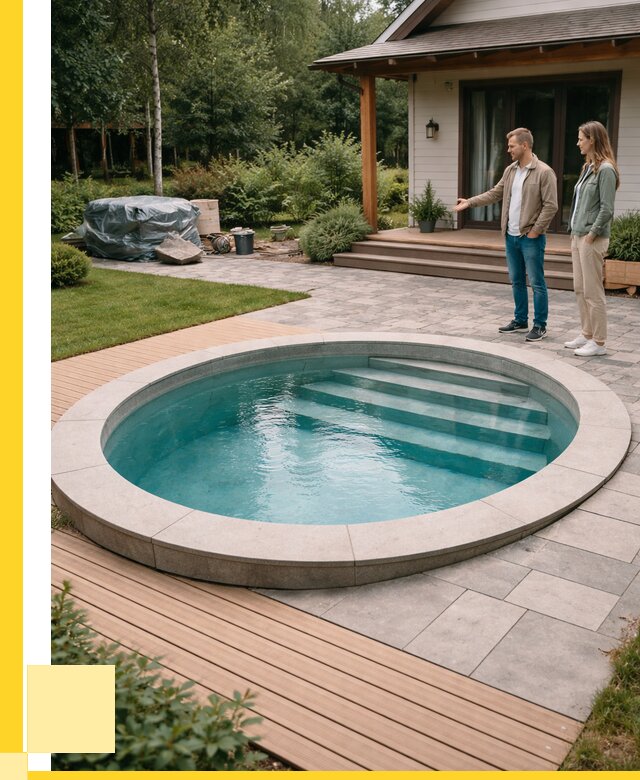 Бассейн на даче под ключ в Ступине от 207880 р., ЭриданСтп