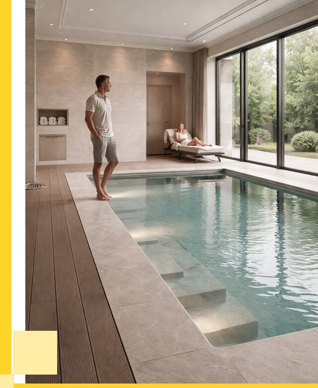 Бассейны в коттедже под ключ в Ступине от 1247280 р. | ЭриданСтп