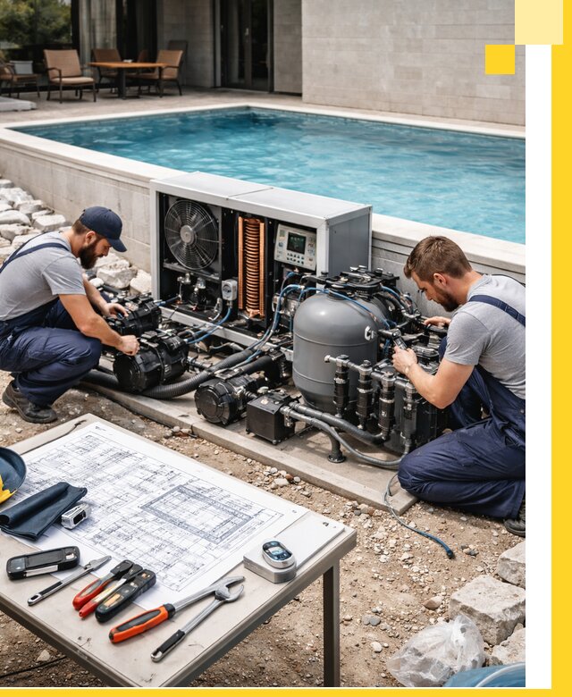 Проектирование и монтаж бассейнов с подогревом в Ступине