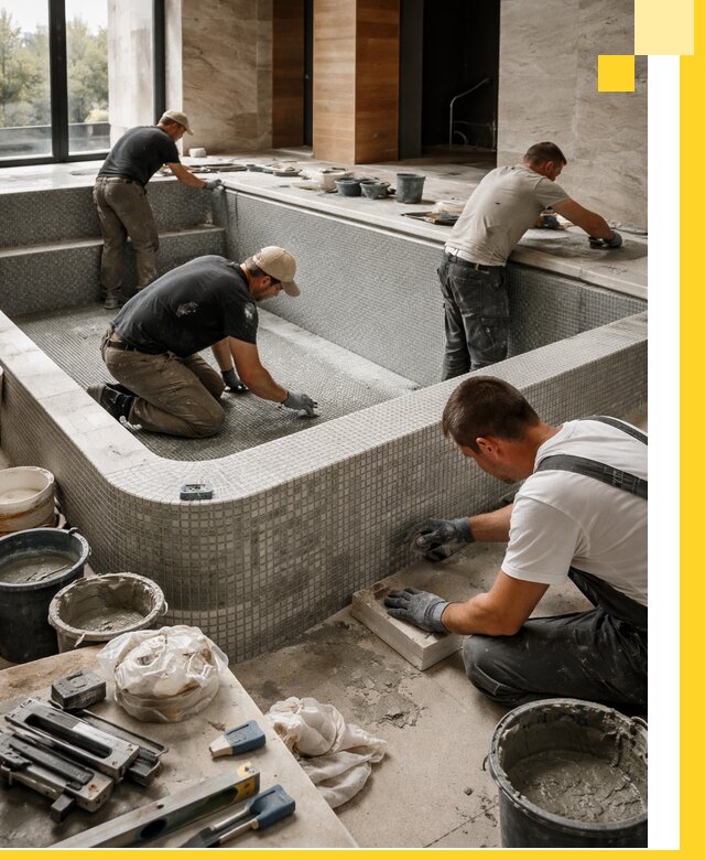 Строительство и установка СПА бассейнов под ключ в Ступине