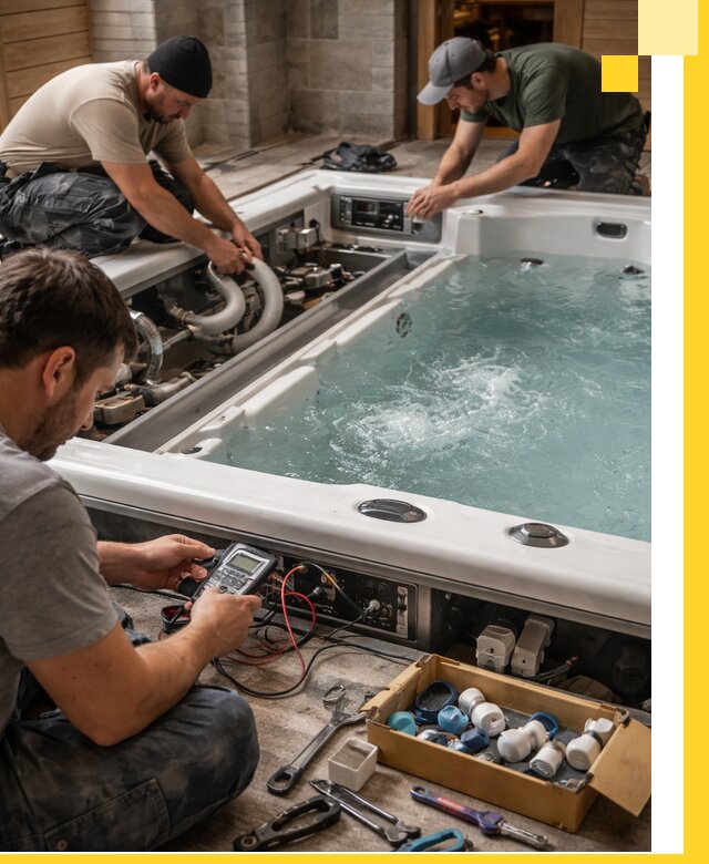 Гидромассажные бассейны под ключ в Ступине, дизайн и монтаж