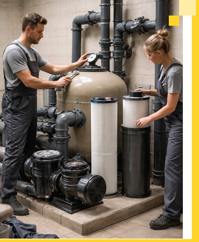 Фильтры и системы фильтрации для бассейнов в Ступине