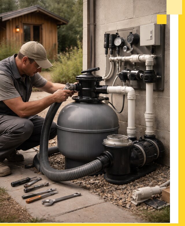 Продажа и монтаж фильтров и насосов для бассейнов в Ступине