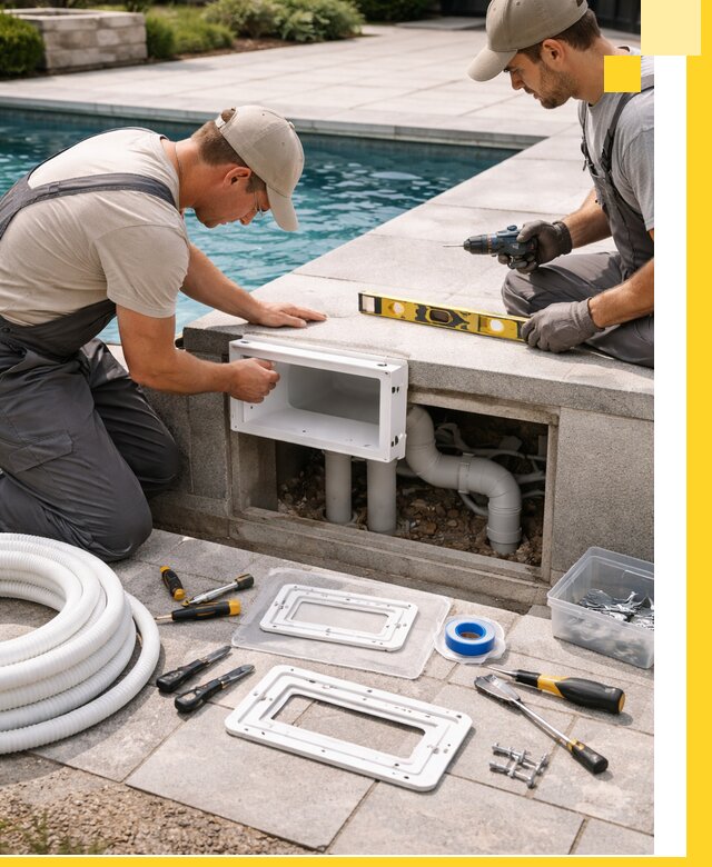 Поставка и установка скиммеров для бассейнов в Ступине