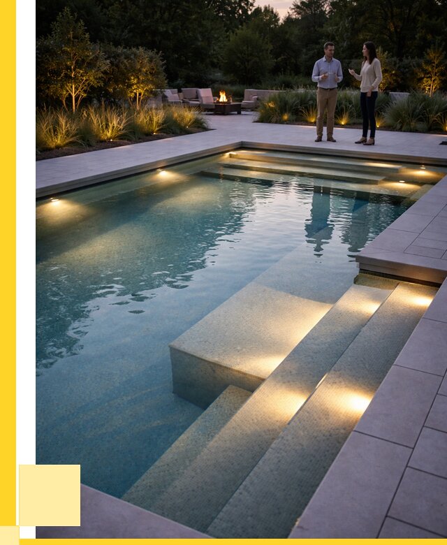 Освещение бассейнов в Ступине под ключ от 25985 р. | ЭриданСтп