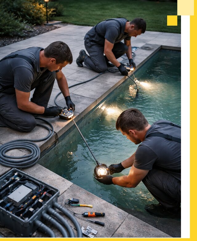 Профессиональное освещение бассейнов в Ступине: дизайн и монтаж