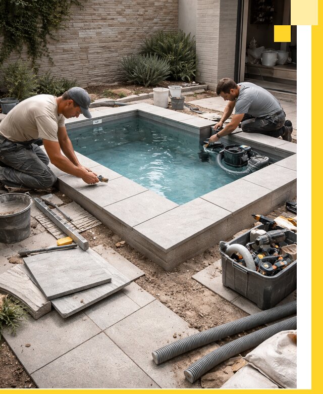 Мини бассейны под ключ в Ступине, дизайн и установка