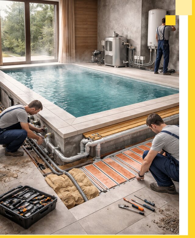 Проектирование и строительство тёплых бассейнов в Ступине