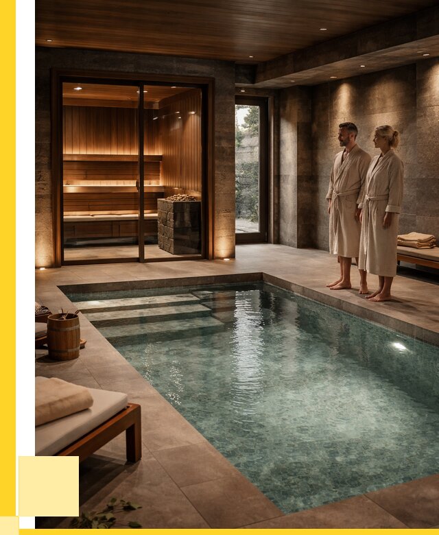Сауна с большим бассейном в Ступине от 1247280 р. ЭриданСтп