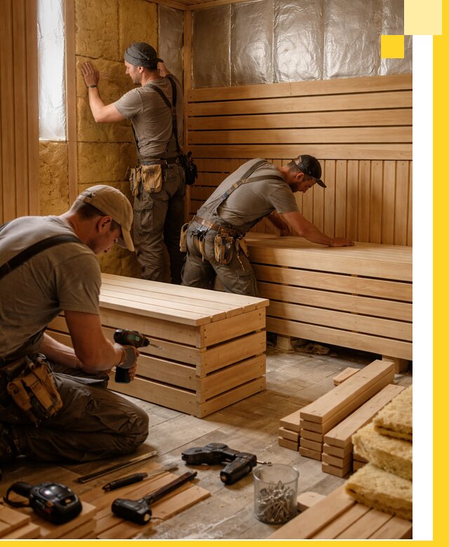 Профессиональное строительство саун под ключ в Ступине