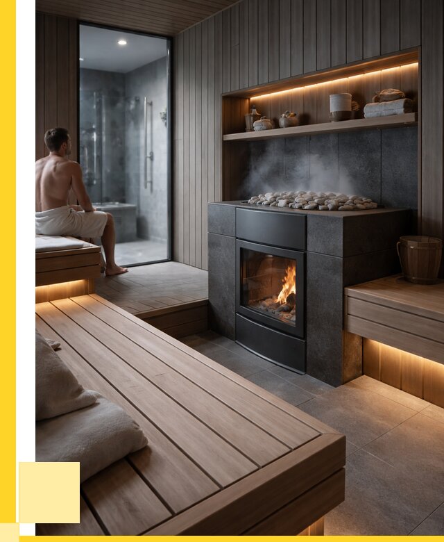 Проект сауны в частном доме в Ступине от 36379 р. | ЭриданСтп