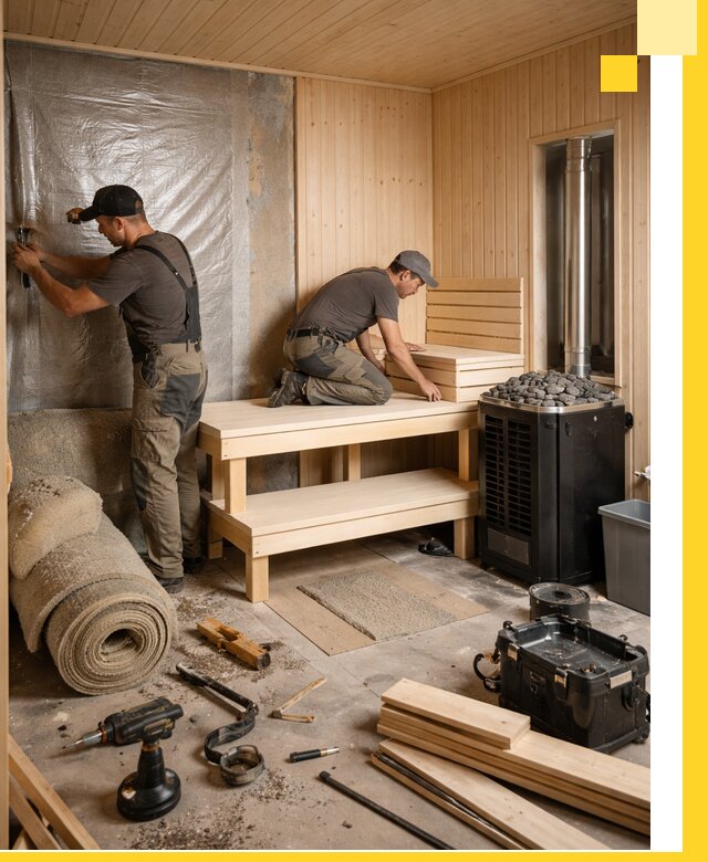 Проекты саун под ключ в Ступине дизайн и строительство