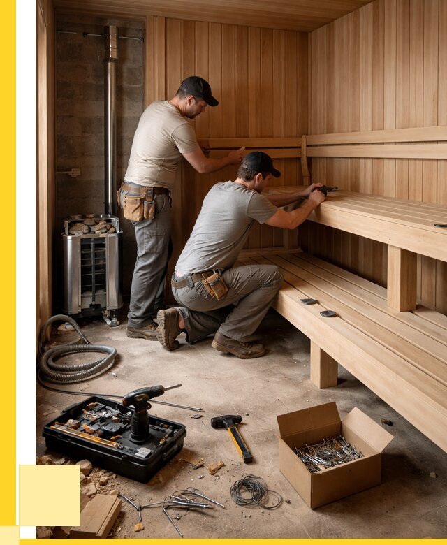 Монтаж саун под ключ в Ступине от 124728 р. | ЭриданСтп