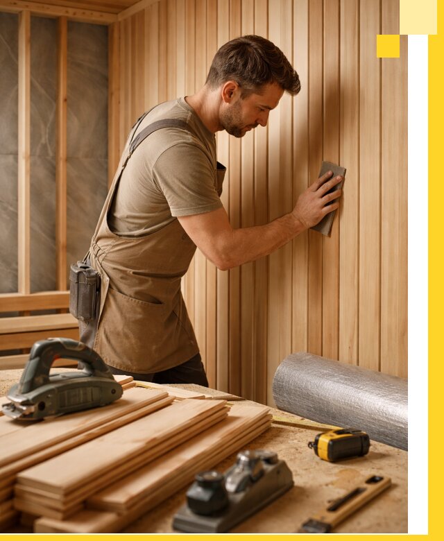 Профессиональная отделка саун и парных под ключ в Ступине