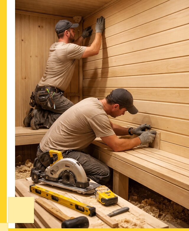 Обшивка саун вагонкой в Ступине от 2599 р. | ЭриданСтп