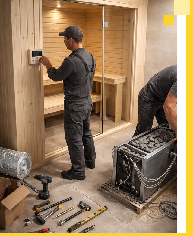 Поставка, установка и монтаж электрических саун в Ступине