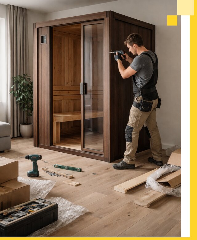 Установка и производство мини саун под ключ в Ступине