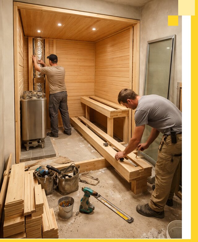 Проектирование и установка домашних саун под ключ в Ступине