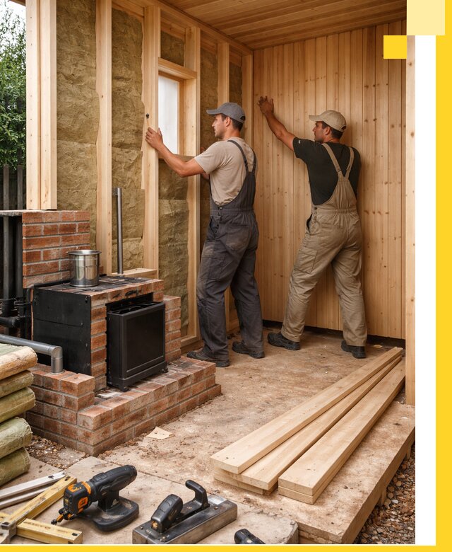 Строительство и установка дачных саун под ключ в Ступине